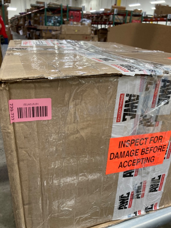 Photo 1 of ***DAMAGED -SELLING AS NON-FUNCTIONAL -PARTS ONLY*** Farberware 1.1 Cu. Ft. Countertop Microwave Oven – 1000 Watts Power, Auto Cook Settings, Defrost, Easy Clean and Child Safety Lock - Stainless