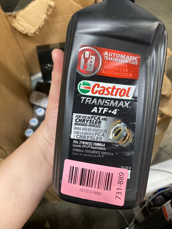 Photo 1 of "castrol Atf+4" Automatic Transmission Fluid 1-quart (Pack of 6)