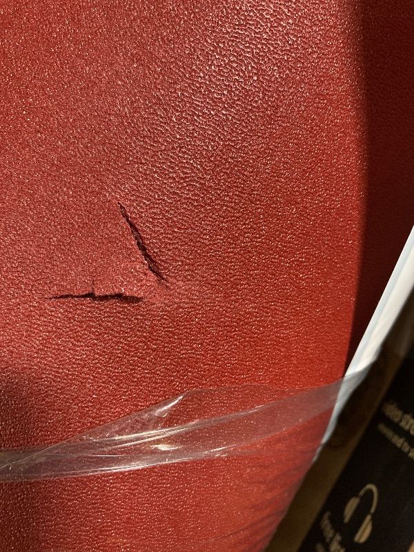 Photo 1 of ***DAMAGED -SELLING AS IS *** KitchenClouds Kitchen Mat Cushioned Anti Fatigue Rug 24"x70" Water Resistant, Non Slip, Standing and Comfort Desk/Floor Mats for House Sink Office (Red)