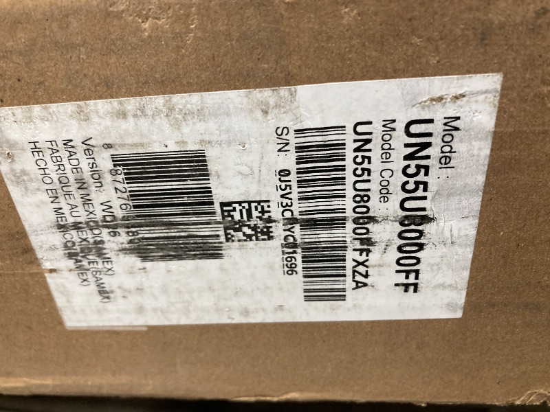 Photo 1 of ****It's used and it's broken, it doesn't work***Samsung 55-Inch Class Crystal UHD U8000F 4K Smart TV (2025 Model) Endless Free Content, Crystal Processor 4K, MetalStream Design, Knox Security, Compatible with Alexa