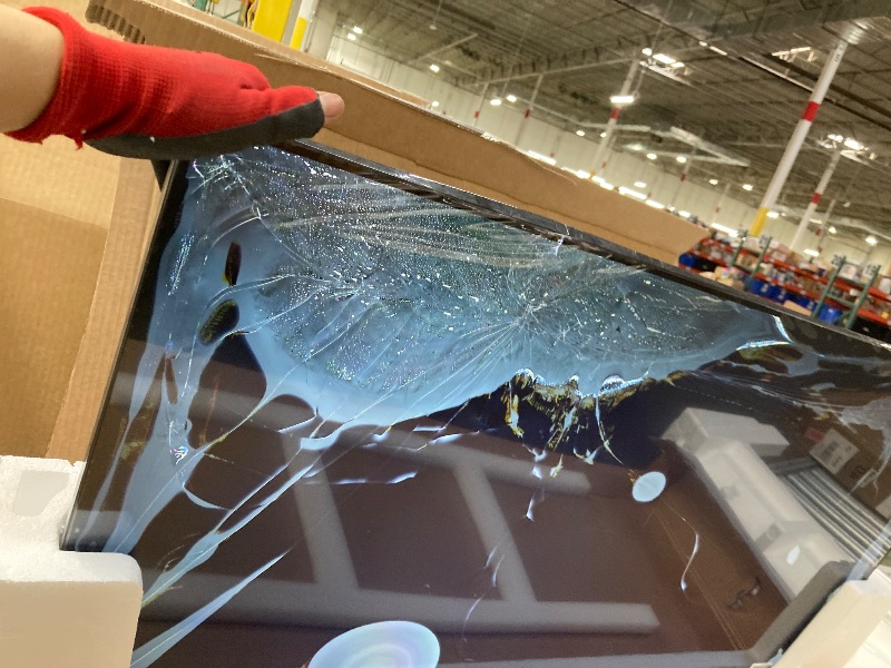 Photo 1 of **It's used and it's broken, it doesn't work*****FPD 43 Inch Smart TV, 4K UHD LED Flat Screen Google TV with Google Cast, Bluetooth, HDMI, Streaming Live, HDR 10, Dolby Vision, Ultra Slim Television(Canvas-Series, CG43-C3, 2026)