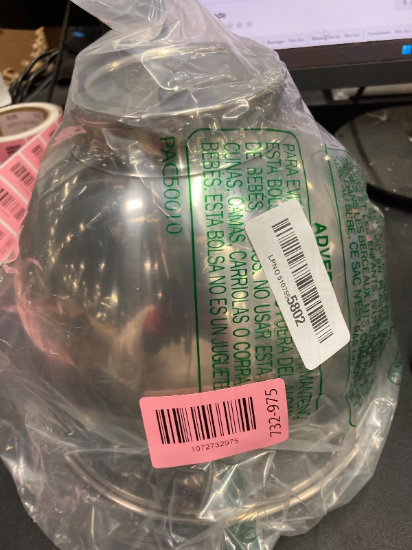 Photo 1 of **HANDLE IS OFF***5 QT Stainless Steel Mixer Bowl Compatible With KITCHENAID TILT-HEAD STAND MIXERS 4.5-Quart (4.3 L) And 5-Quart (4.7 L) (Stainless Steel Polished)