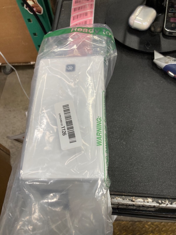 Photo 1 of **NO POWER CORD**Anycash Bluetooth Thermal Label Printer, Wireless 4x6 Shipping Label Printers for Small Business, Compatible with Android&iOS and Windows, Address Label Printer for Amazon, Ebay, Shopify, Etsy, USPS