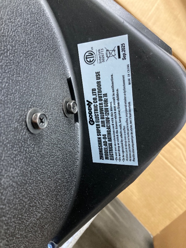 Photo 1 of 1 HP Wacky Waving Inflatable Tube Guy Air Blower, 750W Inflatable Tube Man Blower Fan, Fits 18" Diameter Inflatable Dancer