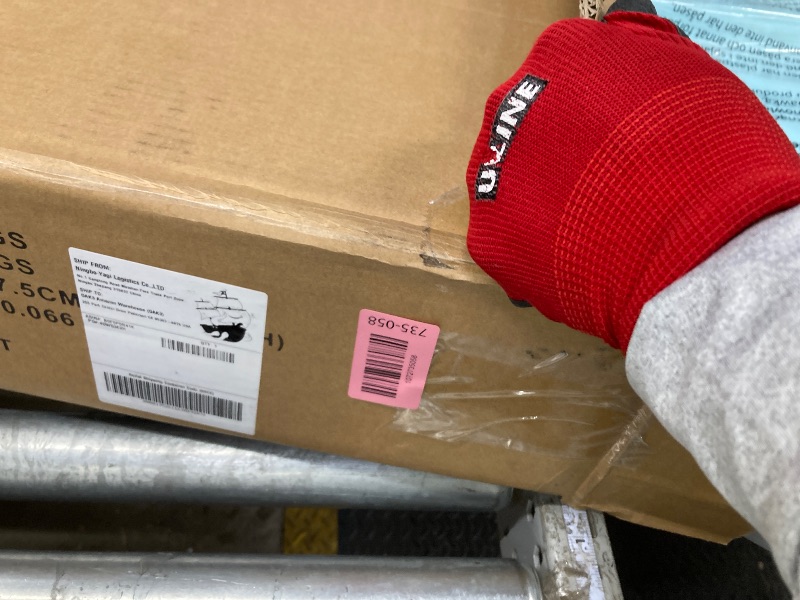 Photo 1 of **PARTS ONLY**Amazon Basics Outdoor Lounge Chair, Foldable Design with Multi-Angle Backrest, Blue, 1-Pack