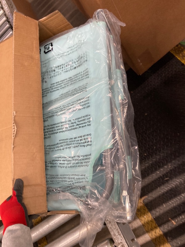 Photo 1 of **PARTS ONLY**Amazon Basics Outdoor Lounge Chair, Foldable Design with Multi-Angle Backrest, Blue, 1-Pack