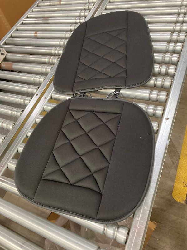 Photo 1 of ***MISSING PIECES -SELLING AS INCOMPLETE*** Chezope Car Seat Cushion with Back Support Pillow, Car Seat Cushion for Long Driving, Breathable Car Seat Protector, 1.2'' Thick Memory Foam Design for Pain Relief, Seat Pad for Car SUV Truck (Black)