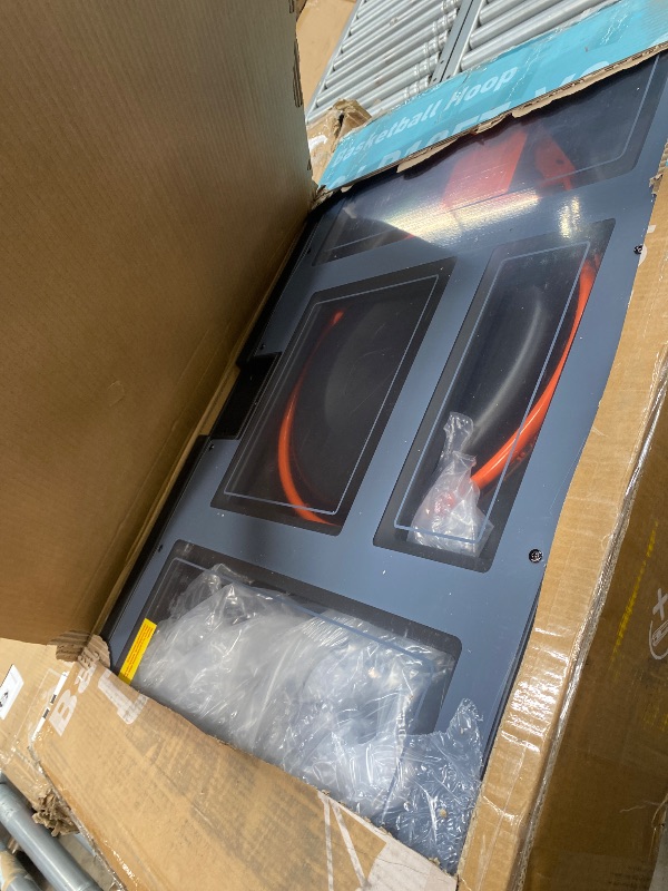 Photo 1 of **PARTS ONLY***Aidoly Portable Basketball Hoop Outdoor, Adjustable Basketball Hoops Goal System Shatterproof Backboard, Shock Absorbent Rim, Fillable Base for Swimming Pool/Backyard/Driveway