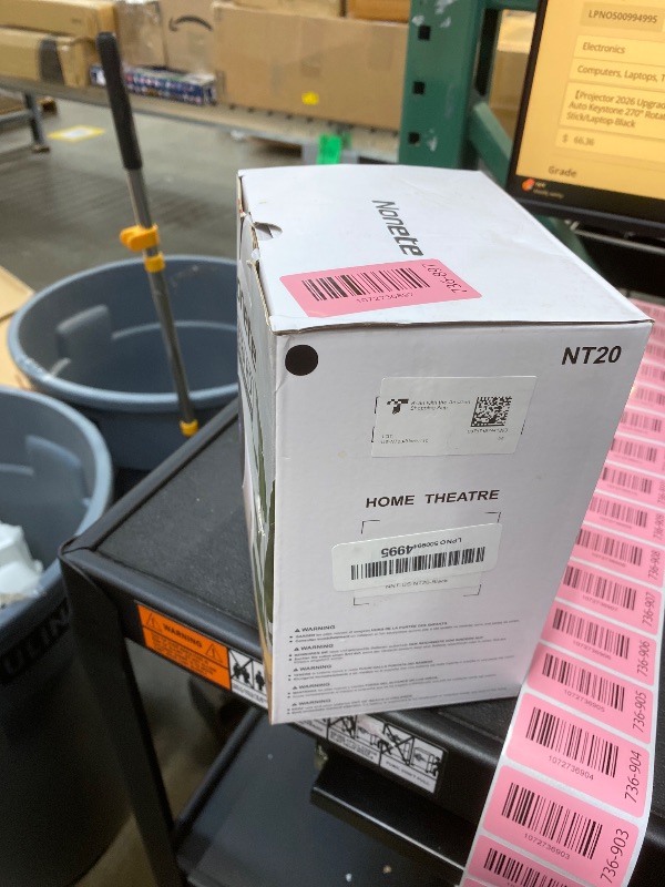 Photo 1 of ?Projector 2026 Upgraded?Mini Projector with WiFi 6 and Bluetooth 5.2 Support 4K 1080P Auto Keystone 270° Rotatable Projector Portable Compatibile with HDMI/TV Stick/Memory Stick/Laptop-Black