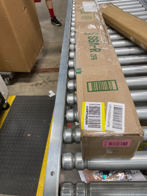 Photo 1 of **MISSING HARDWARE**Cordless Light Filtering Mini Blind - 32 Inch Width, 72 Inch Length, 1" Slat Size - Pearl White - Cordless GII Morningstar Horizontal Windows Blinds for Interior by Achim Home Decor