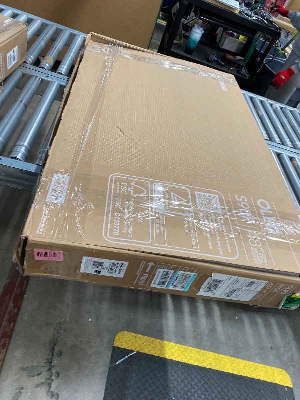 Photo 1 of ***** IT WONT TURN ON *********** NO RETURN**** NO REFUND***** Samsung 48-Inch Class S90F Smart TV (2025 Model, 48S90F), NQ4 Gen3 Processor, Upscaling Pro, HDR+, Motion Xcelerator 144Hz, Vision, Alexa Built-in