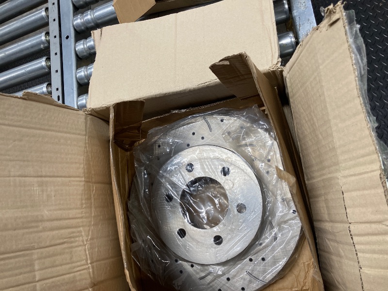 Photo 1 of **SIMILAR**MOTOREVO Rear Geomet Coated Brake Discs Kit Compatible with Civic 2006-2015 EX/Si, 2009-2015 EX-L, 2009-2011 Hybrid/Hybrid-L, 260mm10.2in Automotive Replacement Back Rotors and Ceramic Brake Pads