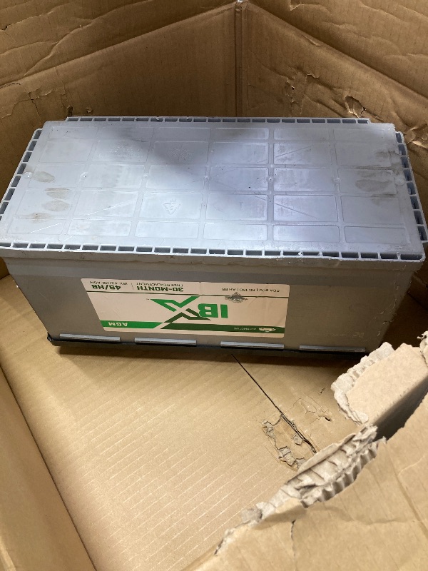 Photo 1 of **PARTS ONLY***Interstate Batteries IBX Automotive Battery 12V 95Ah (Group Size H8, 49) 900CCA SLI AGM Auto Replacement Battery for Cars, SUVs, Sedans, Trucks (IBX-49/H8-AGM)