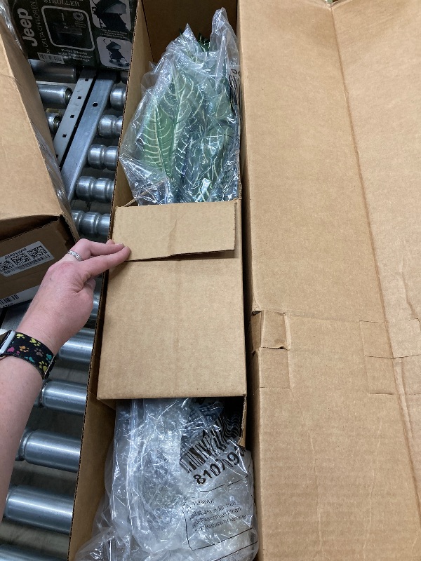 Photo 1 of **SIMILAR**Nearly Natural 3ft Zebra Silk Plant