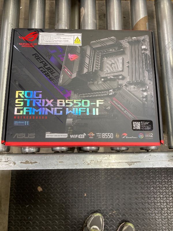 Photo 1 of **FACTORY SEALED**ASUS ROG Strix B550-F Gaming WiFi II AMD Socket AM4 ATX DDR4 Motherboard
