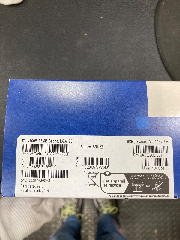 Photo 1 of **FACTORY SEALED**Intel Core i7-14700F LGA 1700 Processor BX8071514700F