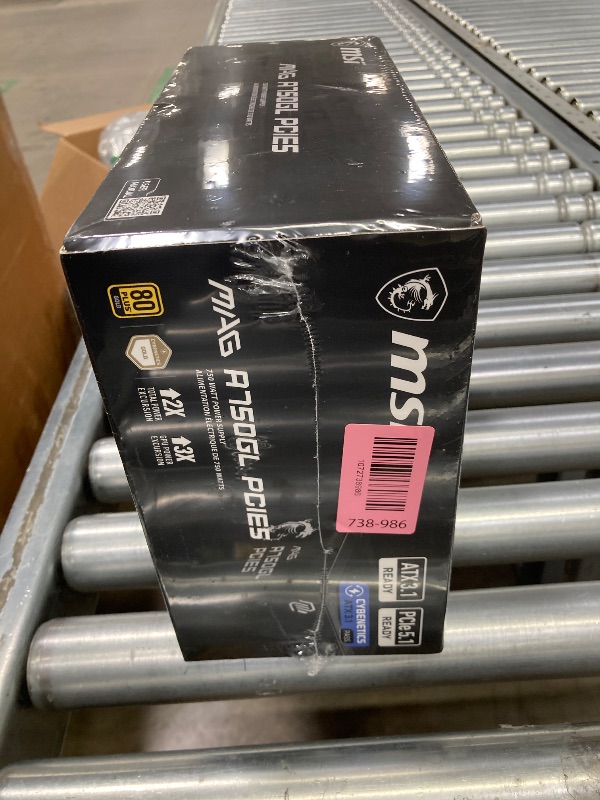 Photo 1 of **FACTORY SEALED**MSI MAG A750GL PCIE5 - EU Cord