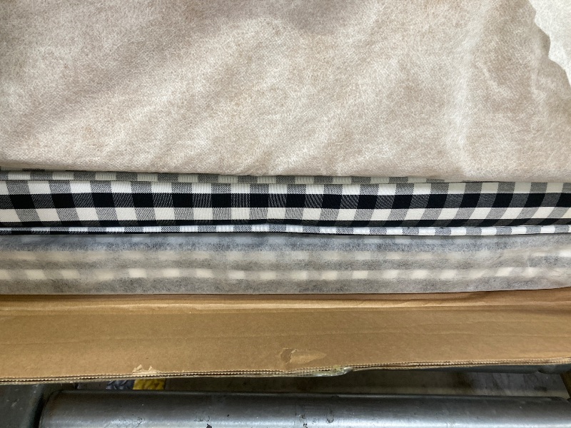 View 2 of **UNSURE IF SHOULD HAVE MULTIPLE BOXES, ONLY ONE BOX!**KEIKI Twin Size Upholstery Daybed with Trundle and USB, Twin to King Design Adorable Wave Shaped Extendable Linen Sofa Bed, Easy Assembly, No Box Spring Required, for Living Room and Bedroom, Black
