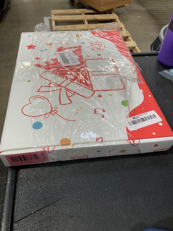 Photo 1 of ***DAMAGED SCREEN CRACKED -SELLING AS PARTS ONLY*** LED Drawing Board -13.7'' X 10" Doodle Glow Board for Christmas Gift, Room/Store/Festival,etc. with 4 Modes & 7 Colors, LED Glow Drawing Board with Adapter, 7 Markers & Tracing Paper