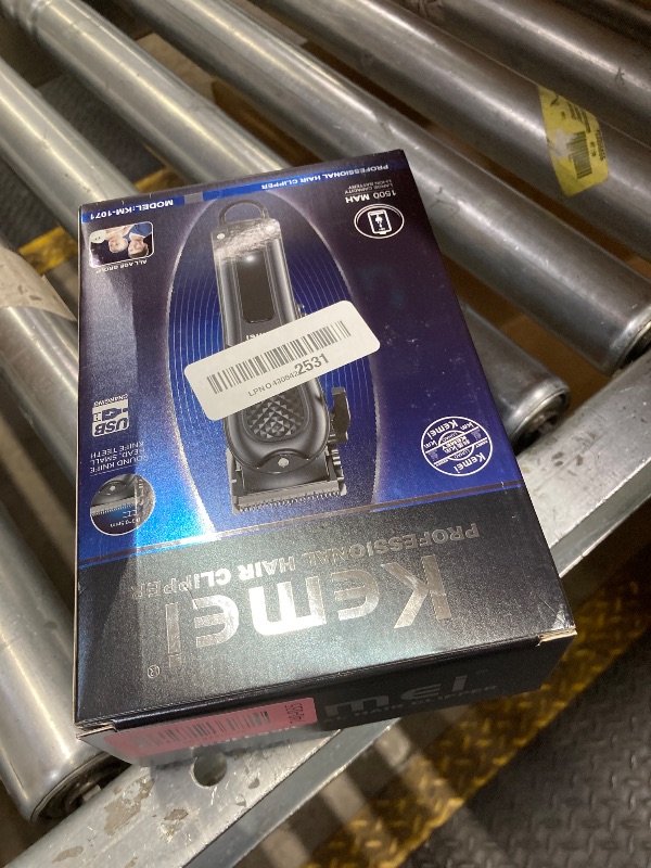 Photo 1 of ***USED***KEMEI Professional Hair Clippers for Men, Cordless & Corded Barber Hair Cutting Clipper, Rechargeable Beard Trimmer for Barbers/Home Use