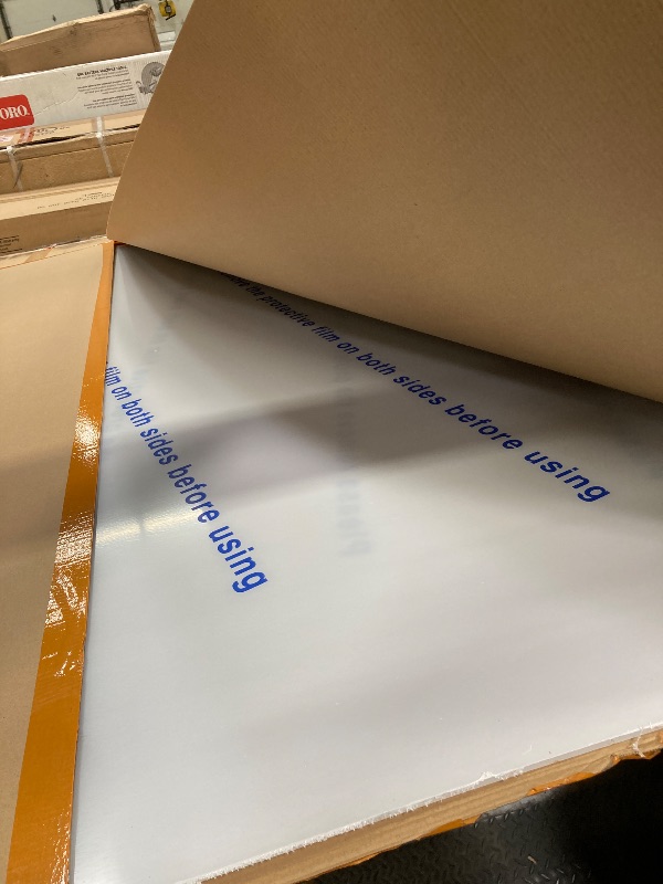 View 3 of [Large Size] Crystal Clear 1/5" Thick 59" x 47" Heavy Duty Hard Chair Mat, Can be Used on Carpet or Hard Floor