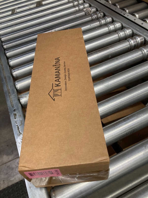 Photo 1 of **MISSING PARTS***KAMANINA 2 Pack Curtain Rods 32 to 58 Inches (2.6-4.8ft), 3/4 Inch Curtain Rods for Windows Splicing Adjustable Single Drapery Rod with Twisted Cage Finial, for Indoor and Outdoor, Bronze