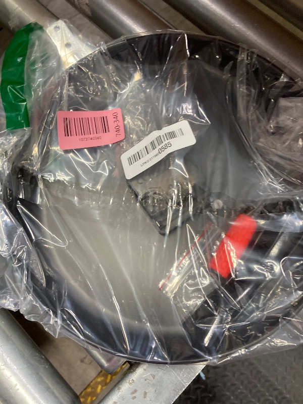 Photo 1 of ***Parts missing***Timelike Wall Clock, 10 inch Metal Frying Pan Kitchen Wall Clock Home Decor - Kitchen Themed Unique Wall Clock with a Screwdriver (Black)***Parts missing***