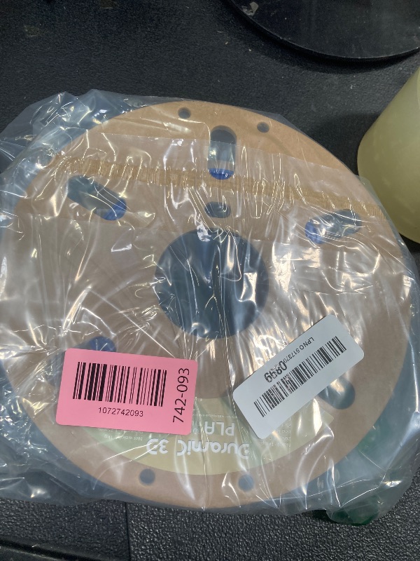 Photo 1 of **OPENED AND USED**DURAMIC 3D PLA Filament 1.75mm 1kg Spool, Jam-Free High Stifness 3D Printing Filament with Cardboard Spool, No-Tangling No-Clogging Dimensional Accuracy 99% +/- 0.03 mm PLA Blue 1 Pack