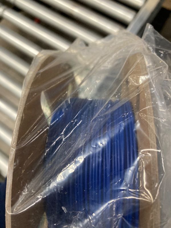 Photo 1 of **OPENED AND USED**DURAMIC 3D PLA Filament 1.75mm 1kg Spool, Jam-Free High Stifness 3D Printing Filament with Cardboard Spool, No-Tangling No-Clogging Dimensional Accuracy 99% +/- 0.03 mm PLA Blue 1 Pack