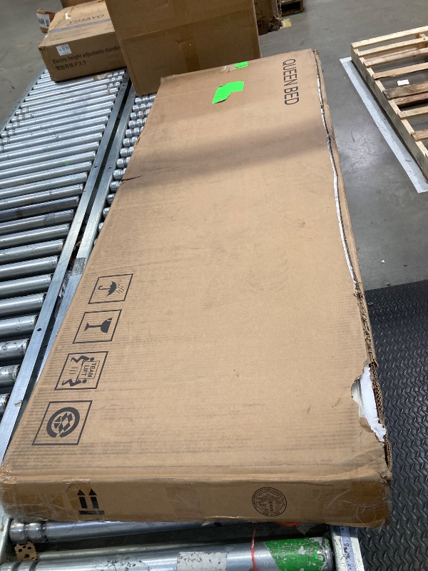 Photo 1 of 
Bohemian Rattan Bed Frame Full with RGB LED Lighted Headboard