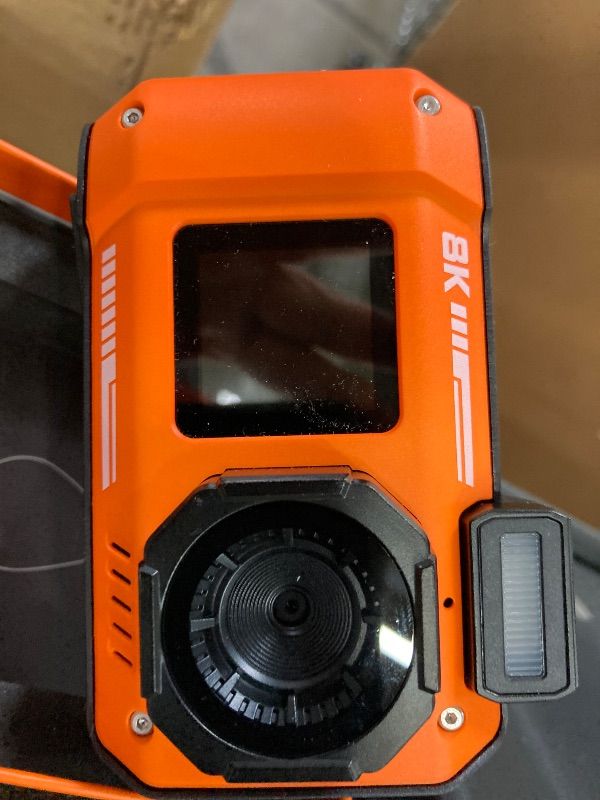Photo 1 of **MISSING MEMORY CARD/BATTERY DOOR WONT CLOSE**Underwater Camera 8K 70MP Digital Camera 33FT Waterproof Camera with 32GB Card Rugged Dustproof Shockproof
