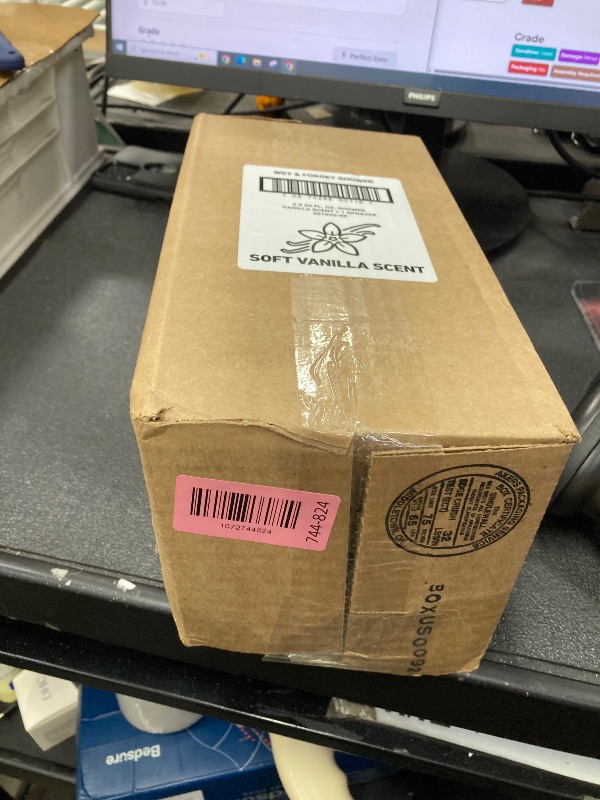 Photo 1 of **MISSING ONE BOTTLE**WET & FORGET Shower Ultra Cleaner Mist Vanilla Scent No-Scrub Weekly Bathroom Spray for Fiberglass, Tile, Glass, Grout & More, 1 Spray and 1 Refill, 20oz each