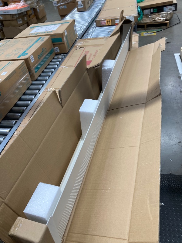 Photo 1 of 1 Upgraded 6 FT Baseboard Heater Cover 
 Galvanized Steel Easy Slip-On Baseboard Cover for Replacing Old and Rusty Looking Electric and Hydronic Base board Heater Cover