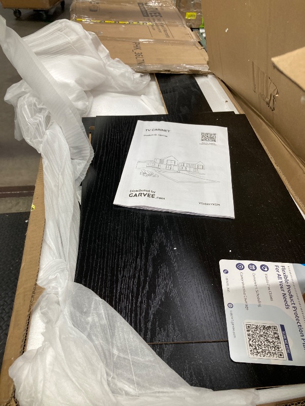 Photo 1 of ***The photo and description are for reference only.***VITESSE Fireplace with TV Stand 36" inch Electric Fireplace Up to 80" TVs, LED Light Entertainment Center, 70" Modern Wood High Gloss with Highlight Storage Cabinet for Living Room (Black)