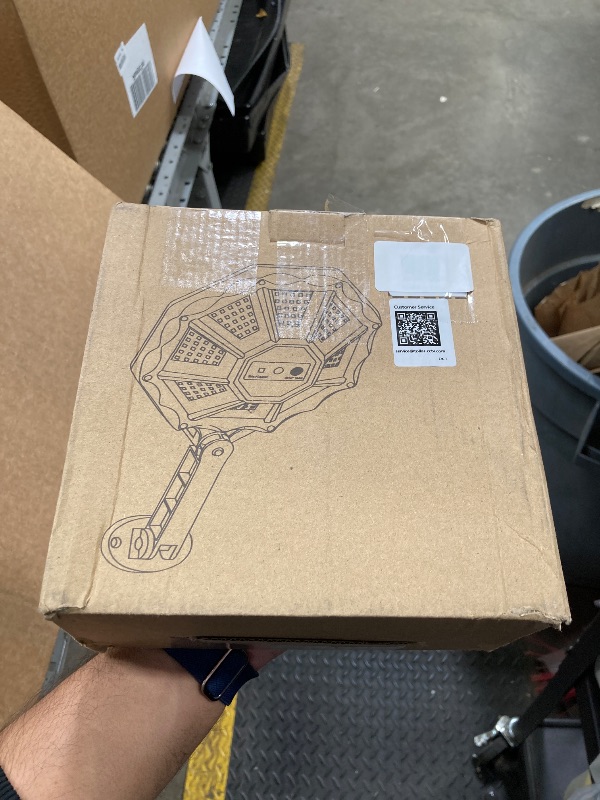 Photo 1 of ***MISSING PIECES SELLING AS IS *** OKPRO Solar Lights Outdoor, 168LED 6500K Flood Light Dusk to Dawn, 8 Sides Solar Outdoor Lights with Motion Sensor, IP66 Waterproof Solar Street Lights Outdoor for Yard, Pools (1 Pack)