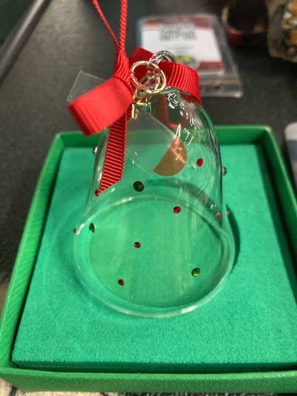 Photo 1 of **MISSING BALL**Swarovski Holiday Cheers Dulcis Bell Ornament