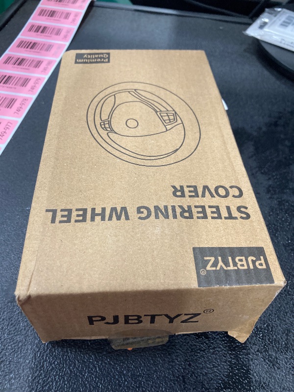 Photo 1 of ?2025 Model? Breathable Soft Leather Car Steering Wheel Cover for Men Women, Non-Slip, Comfortable,Universal 15 inches Steering Wheels, Black