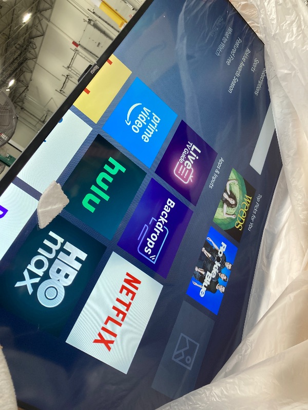 Photo 1 of ***NO RETURN. NO REFUND***Roku Smart TV – 50-Inch Select Series, 4K HDR TV – RokuTV with Enhanced Voice Remote – Flat Screen LED Television with Wi-Fi for Streaming Live Local News, Sports, Family Entertainment