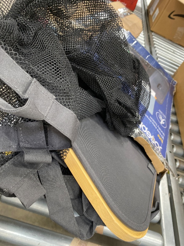 Photo 1 of ***MISSING PIECES -SELLING AS PARTS ONLY*** Joseph Joseph Tota 90 liter/23.8 gallon Laundry Hamper Separation Basket with lid, 2 Removable Washing Bags with Handles - Black  ***BOX RIPPED/TORN***