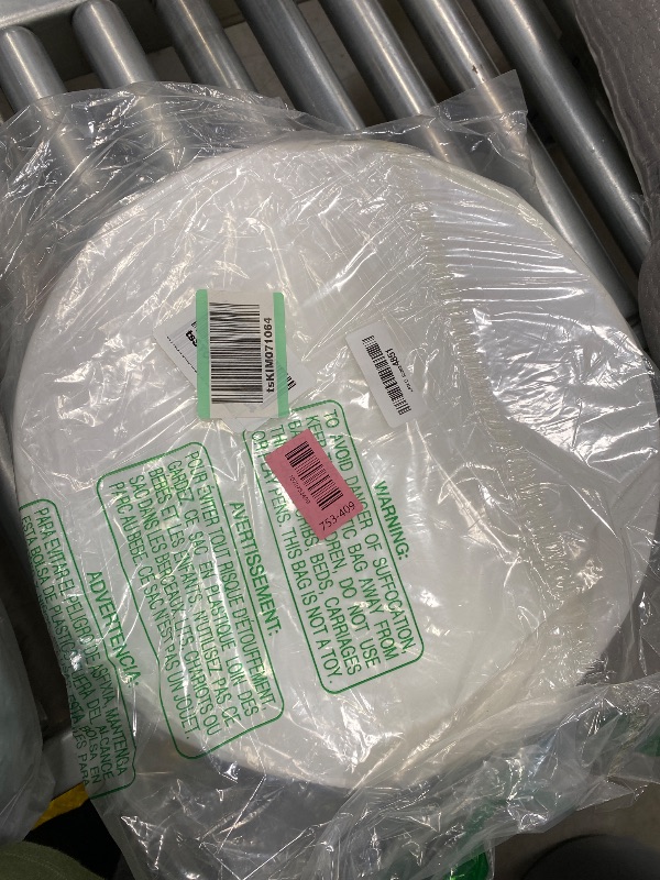 Photo 1 of ****missing covers***Wellsin Outdoor Bistro Chair Cushions, 3-Layer Waterproof Round Outdoor Cushions with Removable Covers, Outdoor Chair Cushions Set of 2, 15x15x3 Inch, Dark Grey