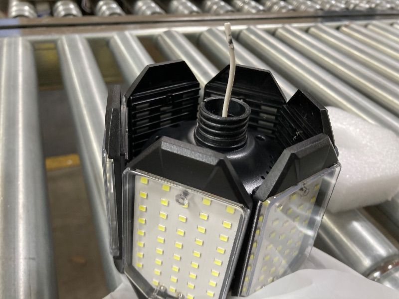 Photo 1 of ***DAMAGE -SELLING AS IS *** POLARPRA LED Garage Lights - 30000LM Super Brighter Garage Lighting w/ 6 Deformable Panels 6500K Led Shop Lights E26 Screw in Base for Basement Workshop Warehouse Attic - 2Pack