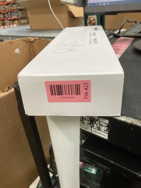 Photo 1 of **NO USB**LeadsaiL K786 Wireless Keyboard and Mouse Combo, 2.4GHz Lag-Free Wireless, Full Size Ergonomic Keyboard Silent Mouse for Windows Mac PC Laptop, 12 FN Shortcuts, Long Battery Life - Purple and Mint