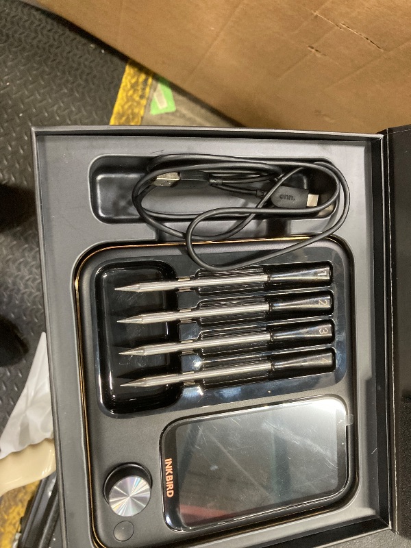 Photo 1 of **2 THERMOMETERS DONT WORK***Wireless Meat Thermometer with 4 Probes, INKBIRD WiFi Meat Thermometer Digital Wireless for Rotisserie Grill Oven,Unlimited Range Dishwasher Waterproof Bluetooth Thermometer for iOS & Android