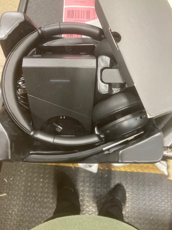 Photo 1 of (2025 Upgraded) Wireless Headset with Mic for Work, Bluetooth Headset with Noise Canceling Microphone with Dongle, Charging Base & Mic Mute, Wireless Headphones for Work from Home/PC/Computer