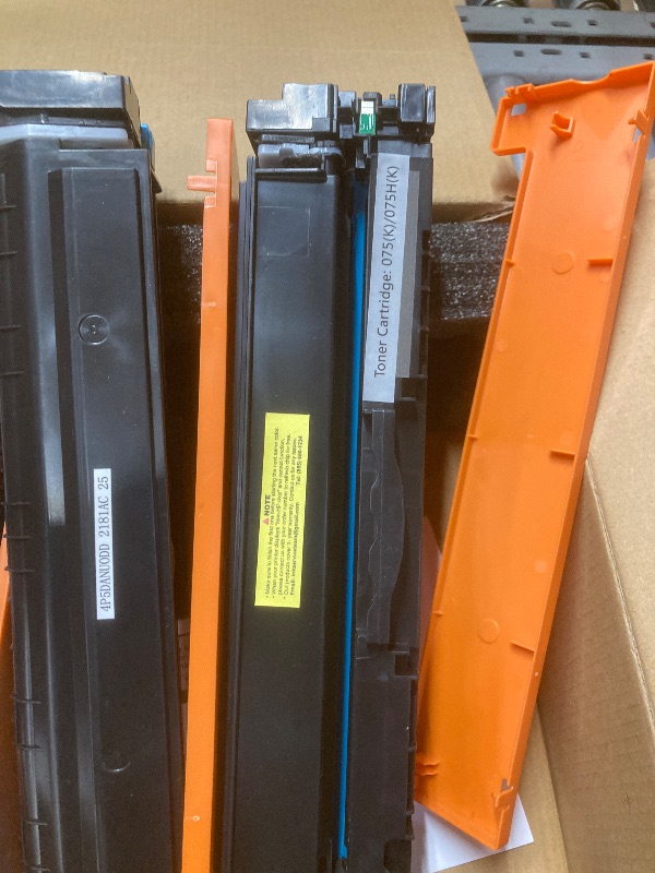 Photo 1 of 075 Toner Cartridge Compatible Replacement for Canon 075 075H Toner Cartridge Set Works for Canon Color imageCLASS MF662Cdw MF663Cdw MF665Cdw LBP646Cdw LBP647Cdw LBP640 MF660 Series Printer, 4 Pack