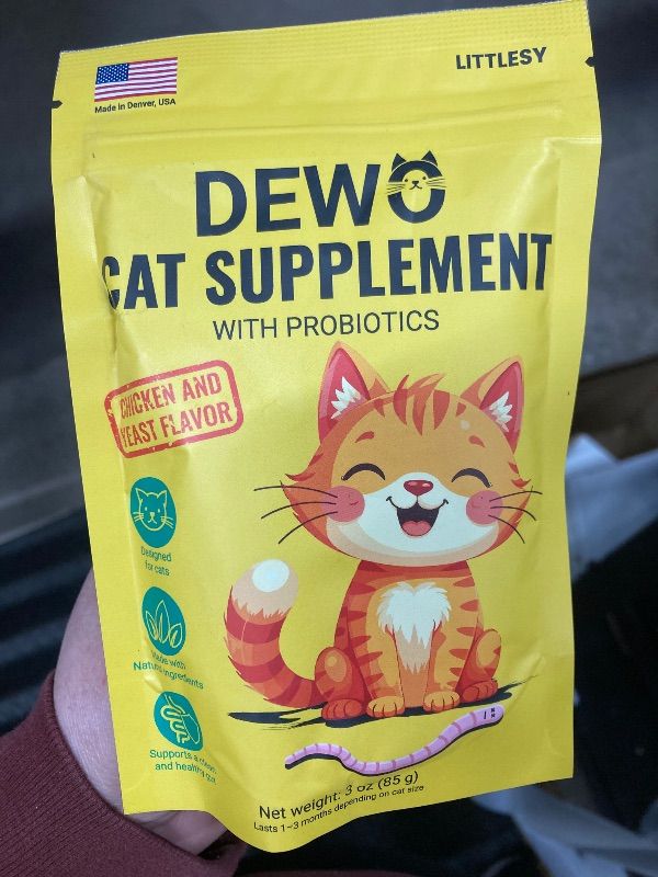 Photo 1 of ***6/30/2026***Natural Intestinal Support for Cats & Kittens – with Diatomaceous Earth, Pumpkin Seed & Probiotics – Powder Supplement for Digestive & Gut Health – Made in USA***6/30/2026***