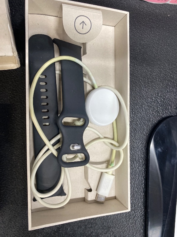 Photo 1 of ** Watch is locked**Google Pixel Watch 3 (41mm) 2024 Model - Android Smartwatch, Heart Rate Tracking, Fitbit Advanced Running, Fitness Insights, 24-Hour Battery - Matte Black Aluminum Case - Obsidian Band - Wi-Fi