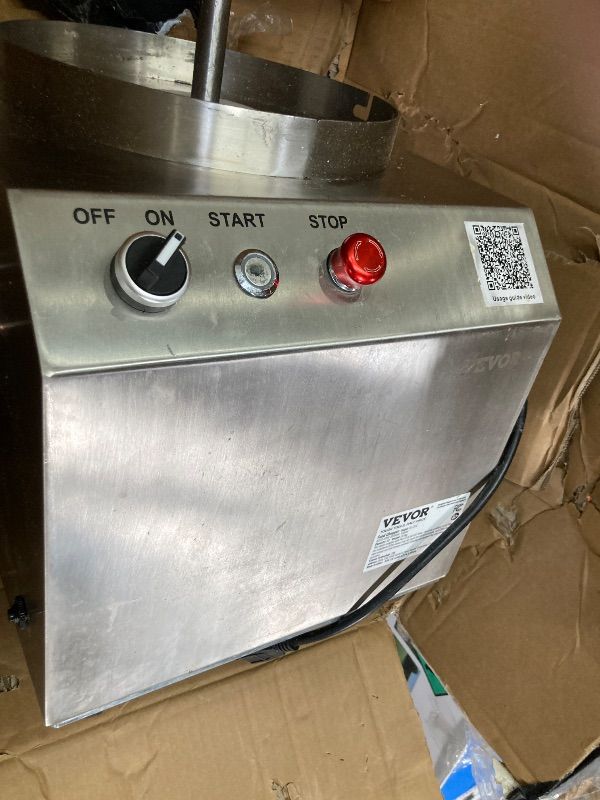 Photo 1 of **PARTS ONLY***VEVOR Food Processor & Vegetable Chopper, 10.6 Quart Food-Grade Stainless Steel Food Processor Chopper with 2 Extra S-Curve Blades, Idea for Chopping Vegetables, Fruit, Gr EST VALUE 597.00