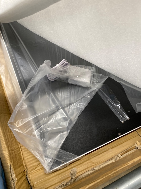 Photo 1 of *** BOXES OR MORE IS MISSING*ONLY PART OF ITEM INCLUDED***
COMHOMA Vanity Desk with Large 35" Mirror,LED Lights and Power Outlet,Makeup Table with 9 Storage Drawersand HD Mirrors,3 Color Modes Adjustable Lighting for Bedroom Dressing Room(White)*** BOXES 