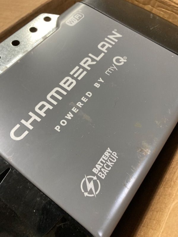 Photo 1 of ***USED, MISSING PIECE SELLING AS PARTS ONLY*** Chamberlain C2212T Smart Wi-Fi Garage Door Opener, 1/2-HP Chain Drive Motor - Quantity 1